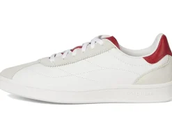 Cole Haan Grand Crosscourt Brynn Sneakers White/Silver Birchsuede/Rio Red/White Online
