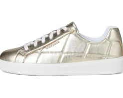 Cole Haan Grand Crosscourt Daily Sneaker Soft Gold Quilted Leather/White Sale