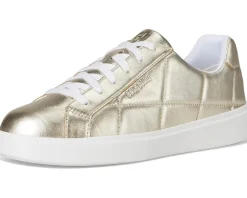 Cole Haan Grand Crosscourt Daily Sneaker Soft Gold Quilted Leather/White Sale