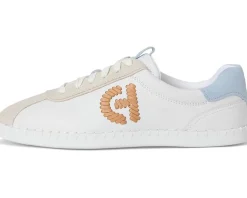 Cole Haan Grandpro Acelia Sneakers White/Silver Birsuede/Skyway Suede Discount