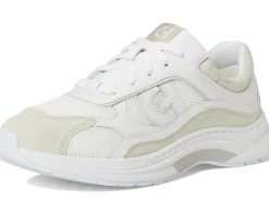 Cole Haan Grandpro Eleeana Runners White Leather/Silver Birchsuede