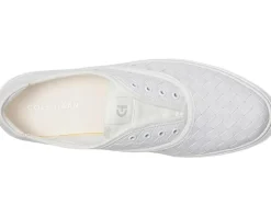 Cole Haan Grandpro Harbor Sneakers White Woven Canvas/Leather/White Sale