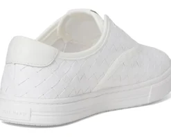 Cole Haan Grandpro Harbor Sneakers White Woven Canvas/Leather/White Sale