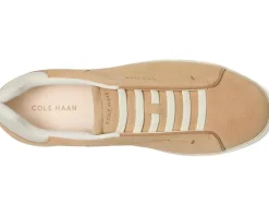 Cole Haan GrandPro Luxe Slip-On Sneakers Tuscan Sand Suede Discount