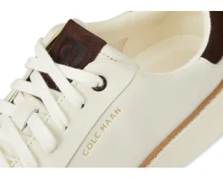 Cole Haan Grandpro Topspin Sneaker Ivory/Dark Chocolate Suede/Ivory Best