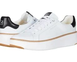 Cole Haan Grandpro Topspin Sneaker Ivory/Black Leather