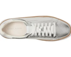 Cole Haan Grandpro Topspin Sneaker Silver Talca/Optic White Clearance