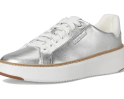 Cole Haan Grandpro Topspin Sneaker Silver Talca/Optic White Clearance