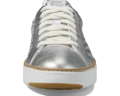 Cole Haan Grandpro Topspin Sneaker Silver Genevieve Weave/Optic White New