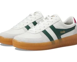 Gola Grandslam Elite White/Evrgrn/Hot Fuschia/Gum Clearance