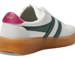Gola Grandslam Elite White/Evrgrn/Hot Fuschia/Gum Clearance