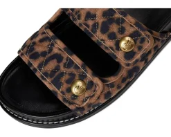 Women Vince Camuto Graysin Quilted Double Band Slide Sandals