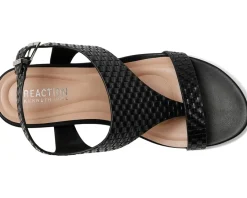 Kenneth Cole Reaction Greatly Thong Black Woven Outlet