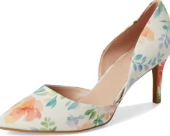 Bandolino Grenow D’Orsay Pump Peach Dreamy Floral Multi Hot