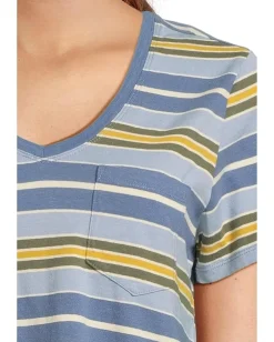 Women Toad&Co Grom V Neck Short Sleeve Shirt