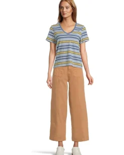 Women Toad&Co Grom V Neck Short Sleeve Shirt