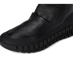 ECCO Gruuv Pull On Mid Fashion Boot Black/Black