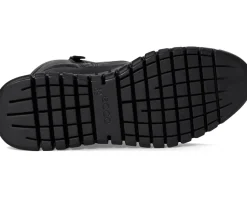ECCO Gruuv Pull On Mid Fashion Boot Black/Black