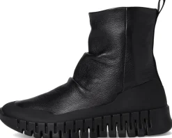 ECCO Gruuv Pull On Mid Fashion Boot Black/Black