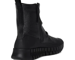 ECCO Gruuv Pull On Mid Fashion Boot Black/Black