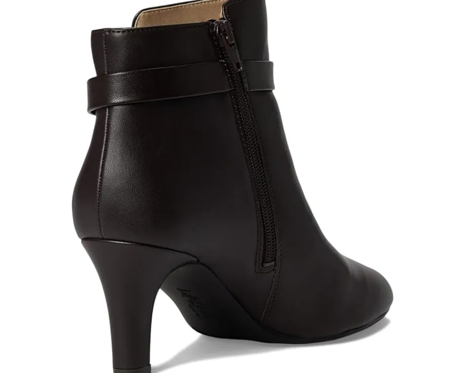 LifeStride Guild 3 Zip Short Boots Dark Chocolate Outlet