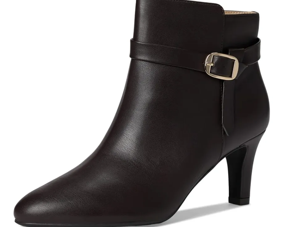 LifeStride Guild 3 Zip Short Boots Dark Chocolate Outlet