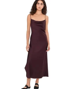 AllSaints Hadley Dress Oxblood Red Discount