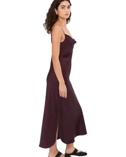 AllSaints Hadley Dress Oxblood Red Discount