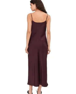 AllSaints Hadley Dress Oxblood Red Discount
