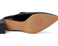 Vince Camuto Haiden Block Heel Pump Black Clearance