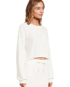 L*Space Half Court Pullover White