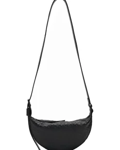 AllSaints Half Moon Snake Xbody Black Online