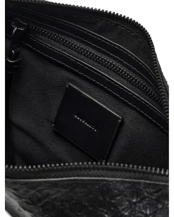 AllSaints Half Moon Snake Xbody Black Online