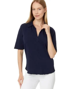 Mod-o-doc Half Sleeve Easy Polo Tee Navy Licorice Best