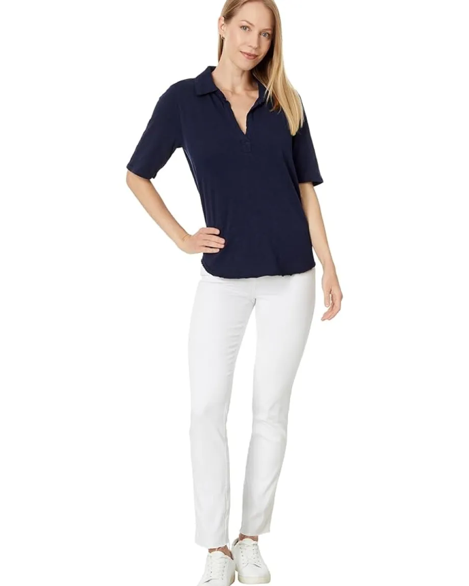 Mod-o-doc Half Sleeve Easy Polo Tee Navy Licorice Best