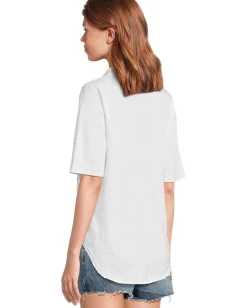 Mod-o-doc Half Sleeve Polo Tee White 1 Outlet