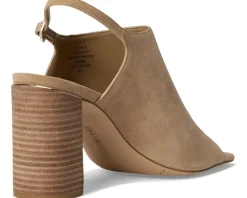 Vince Camuto Haliza Peep Toe Block Heel Sandal Tortilla