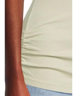 Michael Stars Halley Ruched Side Tank Seacrest New