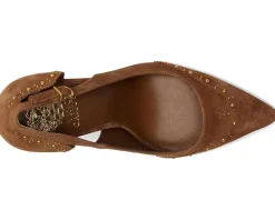 Vince Camuto Hally Studded Cut-out Pump Burnt Sugar Best