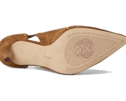 Vince Camuto Hally Studded Cut-out Pump Burnt Sugar Best