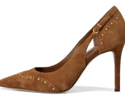 Vince Camuto Hally Studded Cut-out Pump Burnt Sugar Best