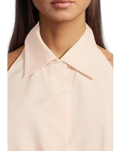 Norma Kamali Halter Flared Mini Dress Baby Sale