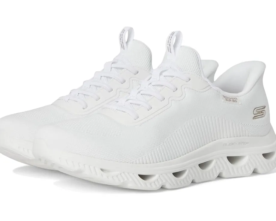 BOBS from SKECHERS Hands Free Slip-Ins Bobs Arc Waves White Outlet
