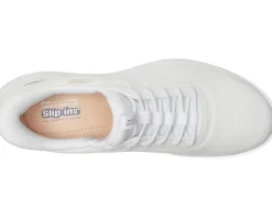 BOBS from SKECHERS Hands Free Slip-Ins Bobs Arc Waves White Outlet