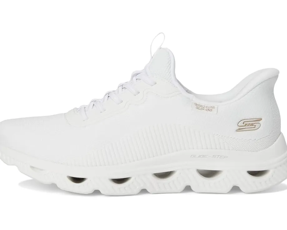 BOBS from SKECHERS Hands Free Slip-Ins Bobs Arc Waves White Outlet