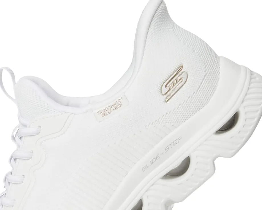 BOBS from SKECHERS Hands Free Slip-Ins Bobs Arc Waves White Outlet