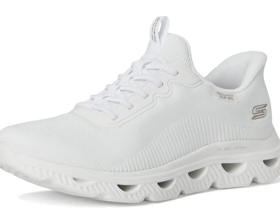 BOBS from SKECHERS Hands Free Slip-Ins Bobs Arc Waves White Outlet