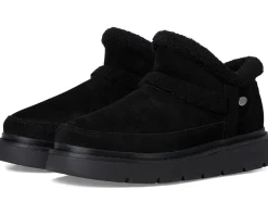 BOBS from SKECHERS Hands Free Slip-Ins Keepsakes Lite Bootie Black/Black New