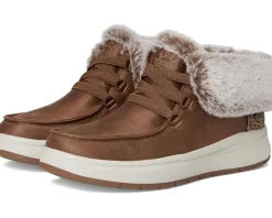 BOBS from SKECHERS Hands Free Slip-ins Skip Cute Wave - Fur Fancies Brown Online