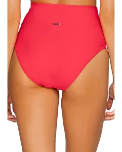 Sunsets Hannah High-Waist Bottoms Geranium Sale